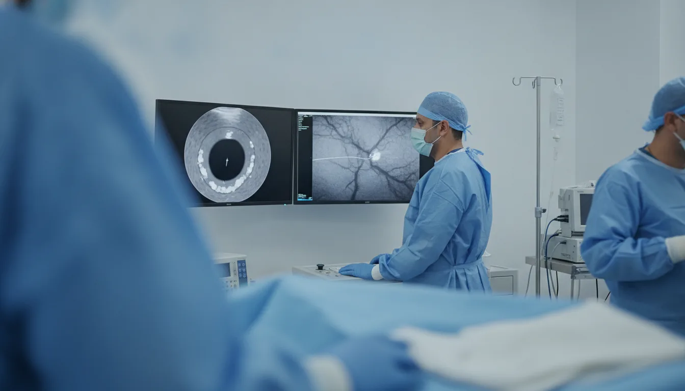 FFR measurement and intracoronary imaging (IVUS, OCT)