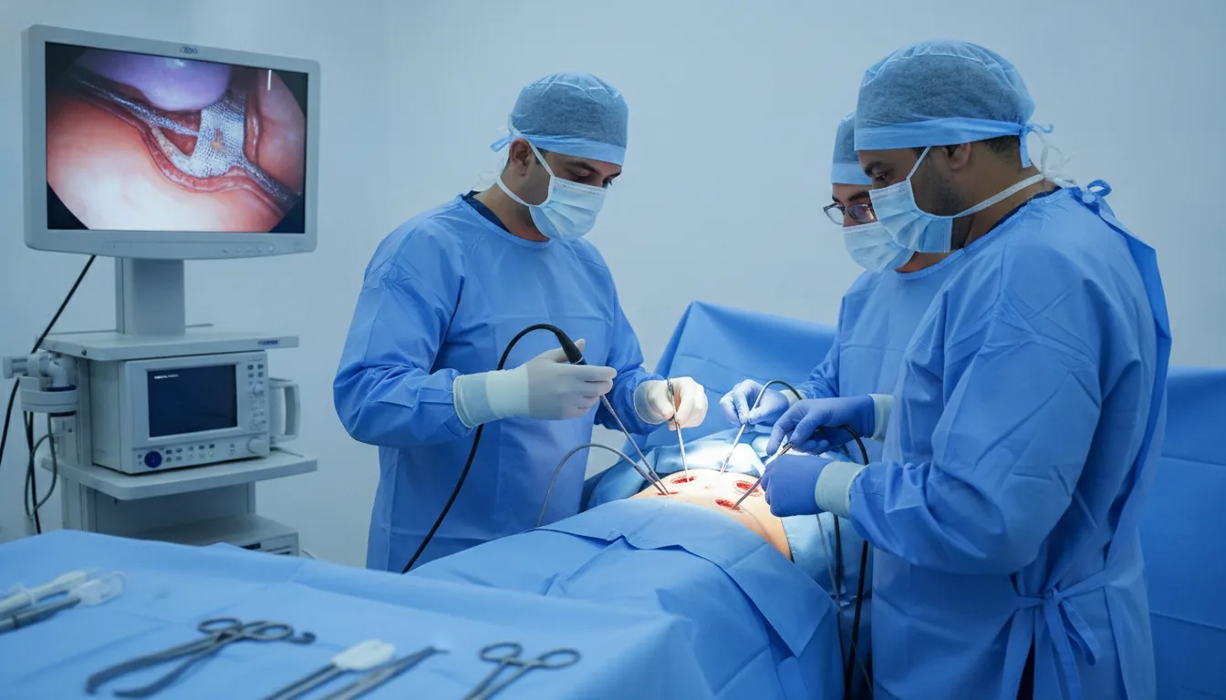 علاج الفتق بالمنظار