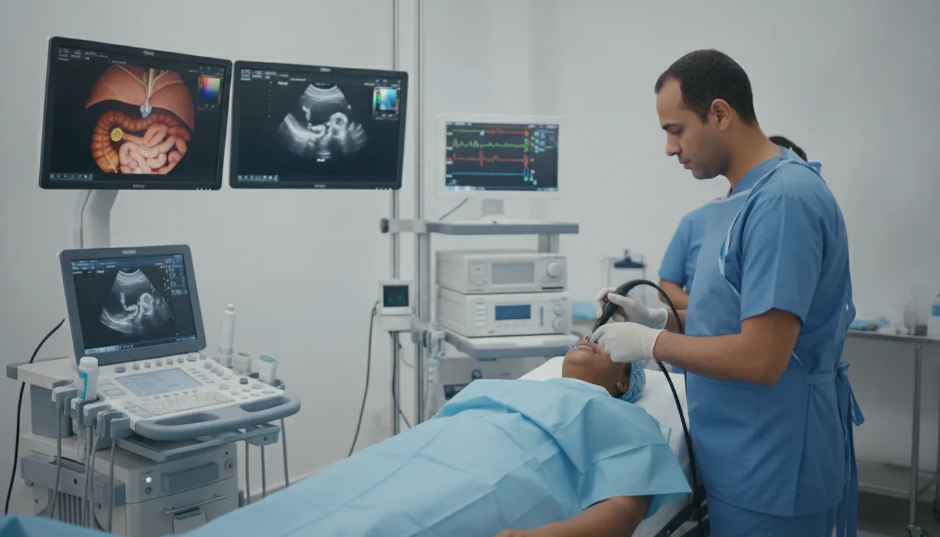 التنظير الباطني بالموجات فوق الصوتية