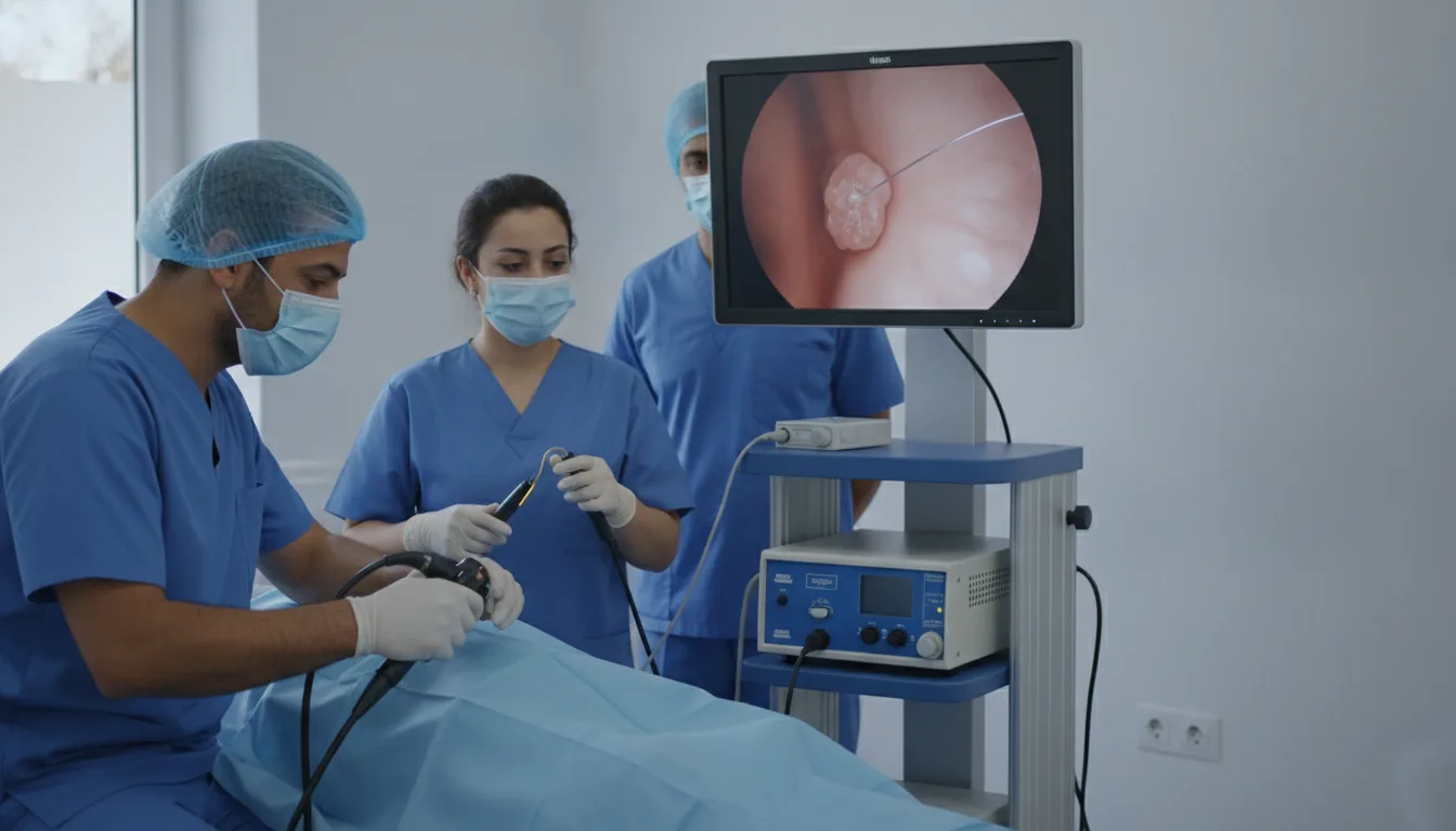 Endoscopic polypectomy