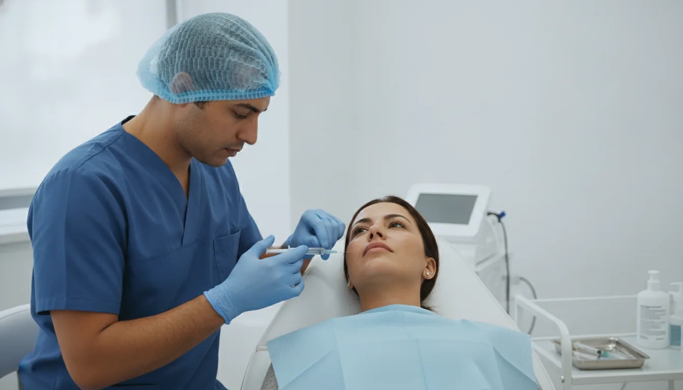 Injections (hyaluronic acid, botox)