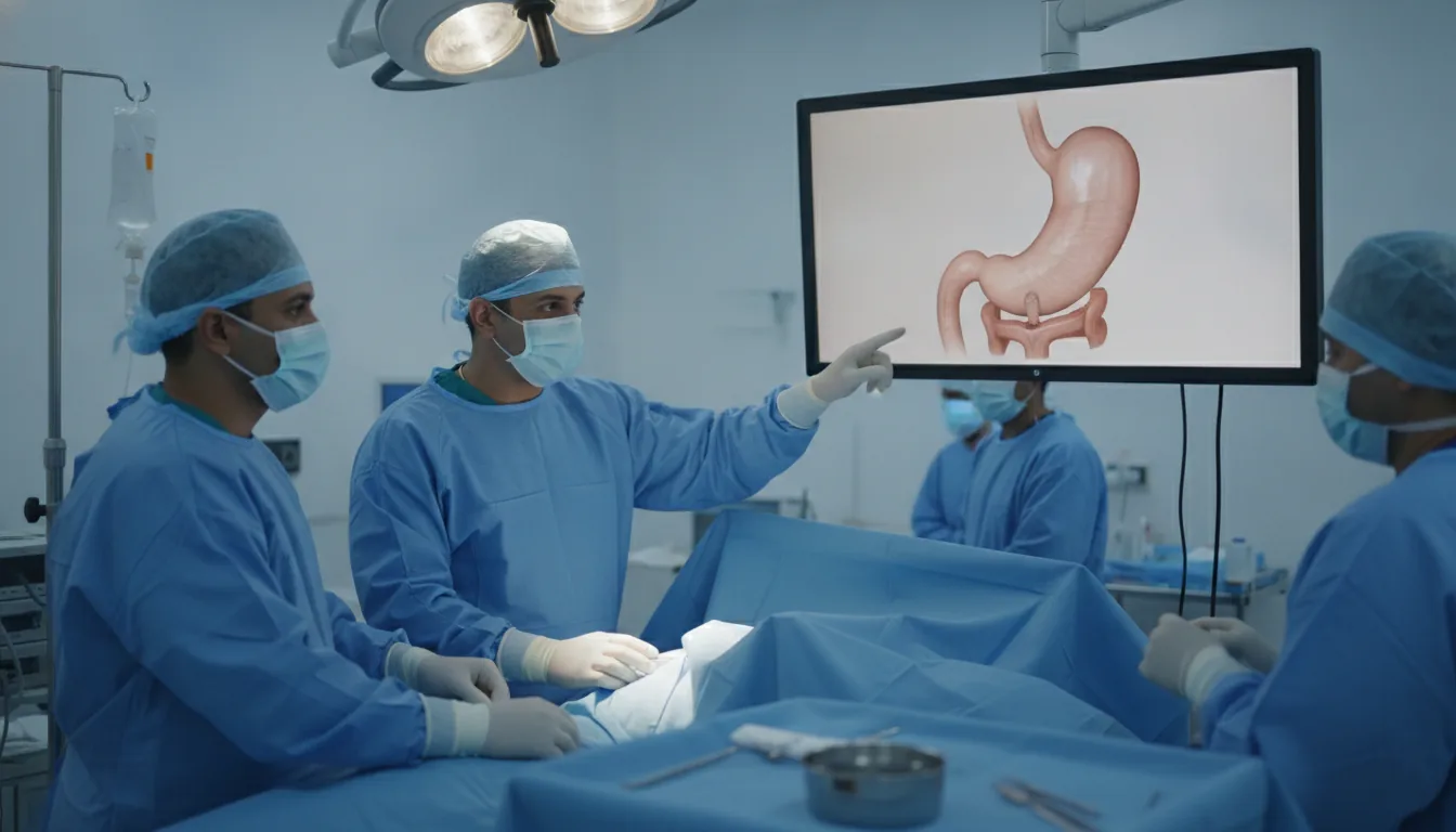 Hernie hiatale et reflux : fundoplicature par cœlioscopie