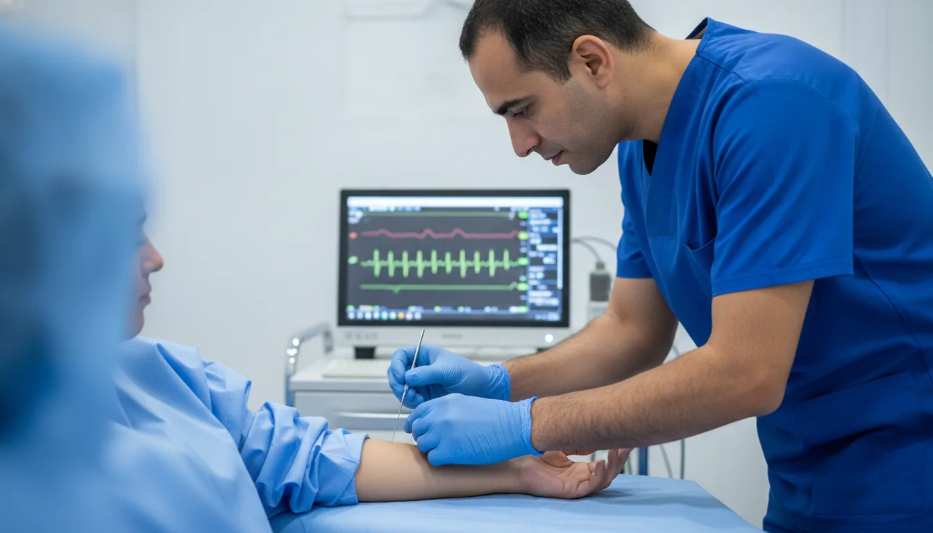 تخطيط كهربائية العضل (EMG) بالكشف