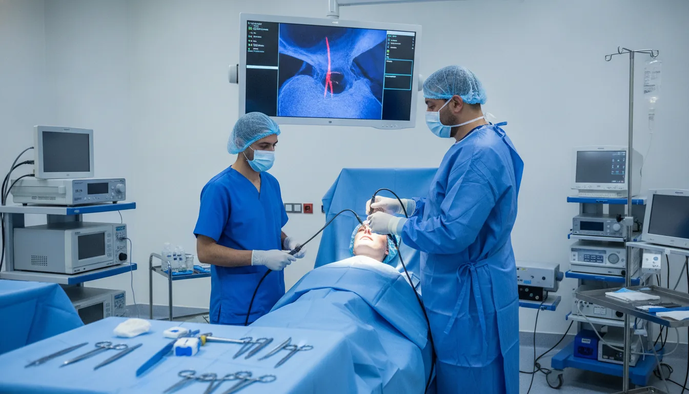 Chirurgie endoscopique naso-sinusienne