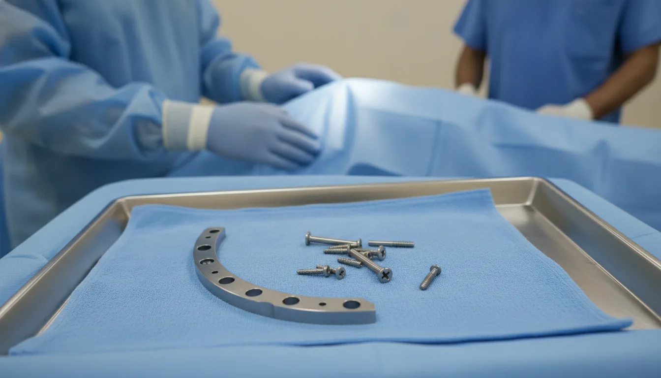 Ablation de matériel d'ostéosynthèse