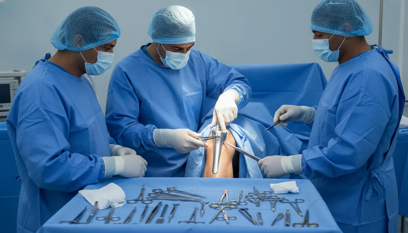 Total knee replacement (TKR)
