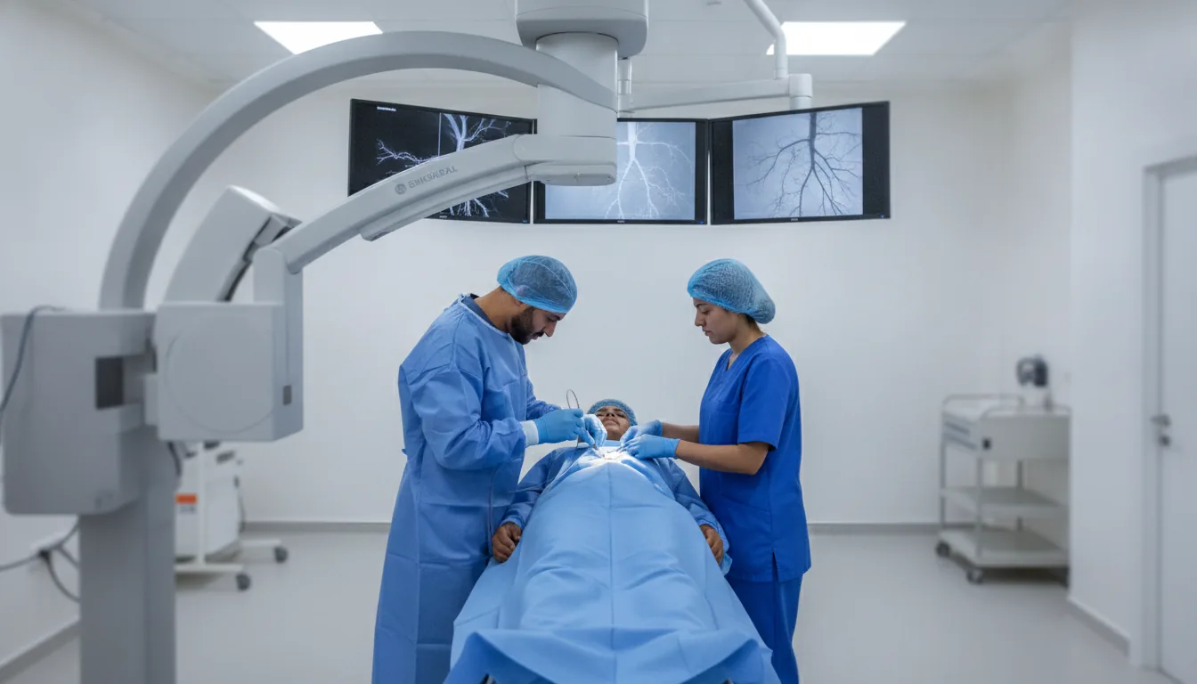 Interventional radiology - embolization, drainage, radiofrequency