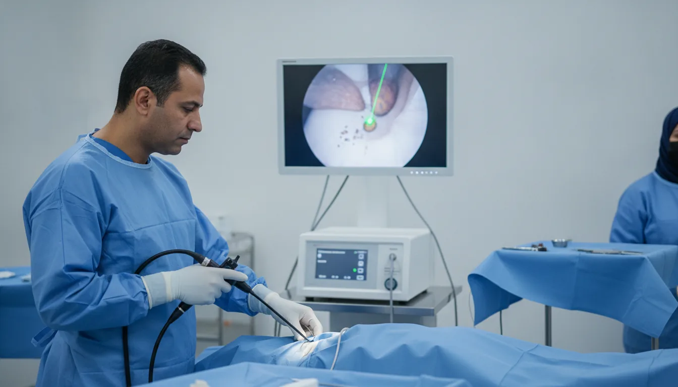 Chirurgie des calculs rénaux (lithotritie)
