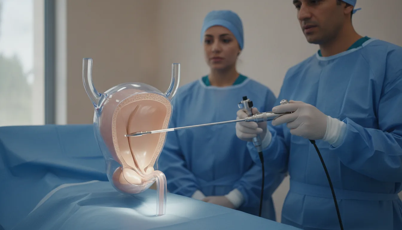 استئصال ورم المثانة بالمنظار عبر الإحليل (TURBT)