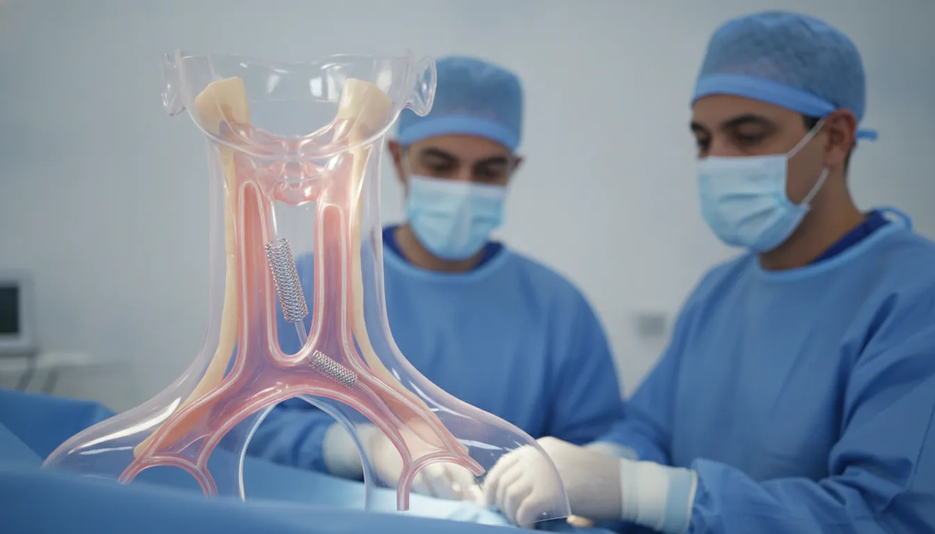 Carotid angioplasty and stenting