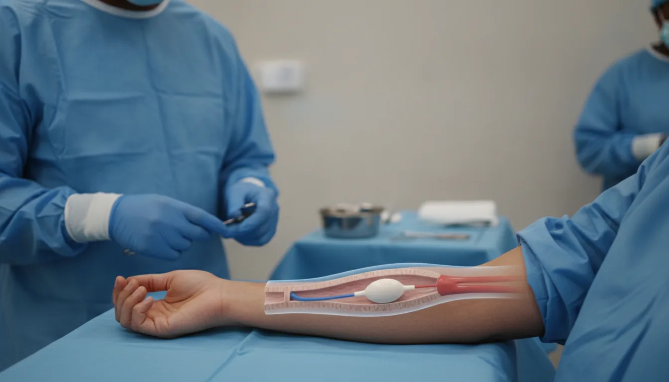 Angioplastie de fistule de dialyse