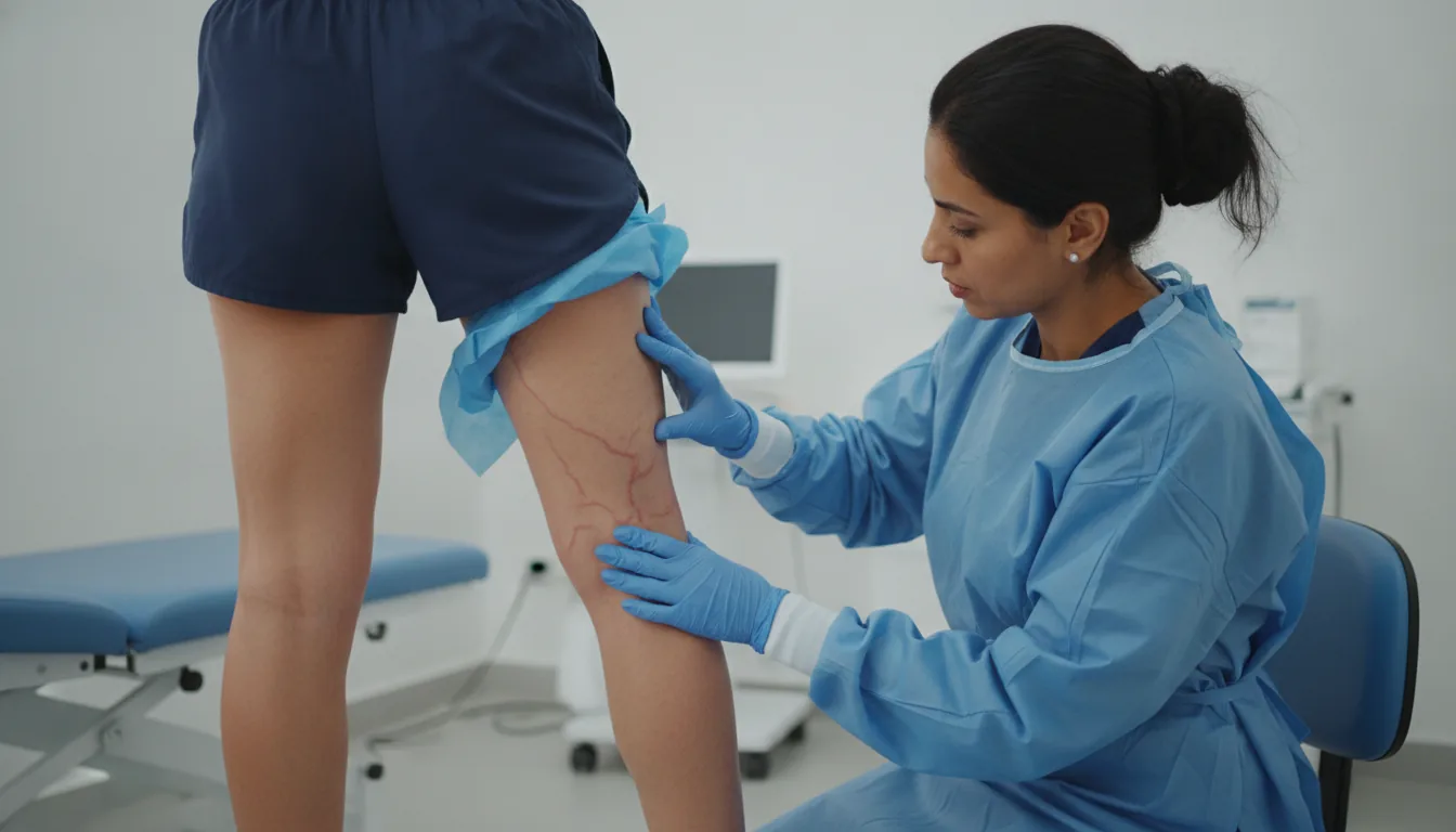 Varicose vein surgery (stripping and phlebectomy)